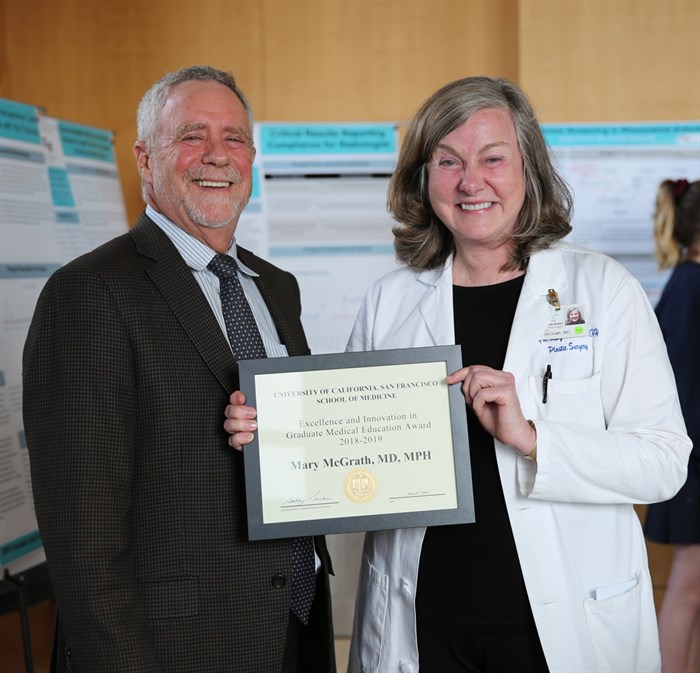 Mary McGrath Receives UCSF Excellence And Innovation Award In Graduate Medical Education Award